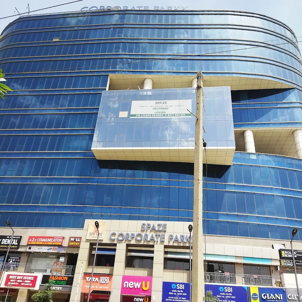 Spaze Corporate Park — signature glass facade